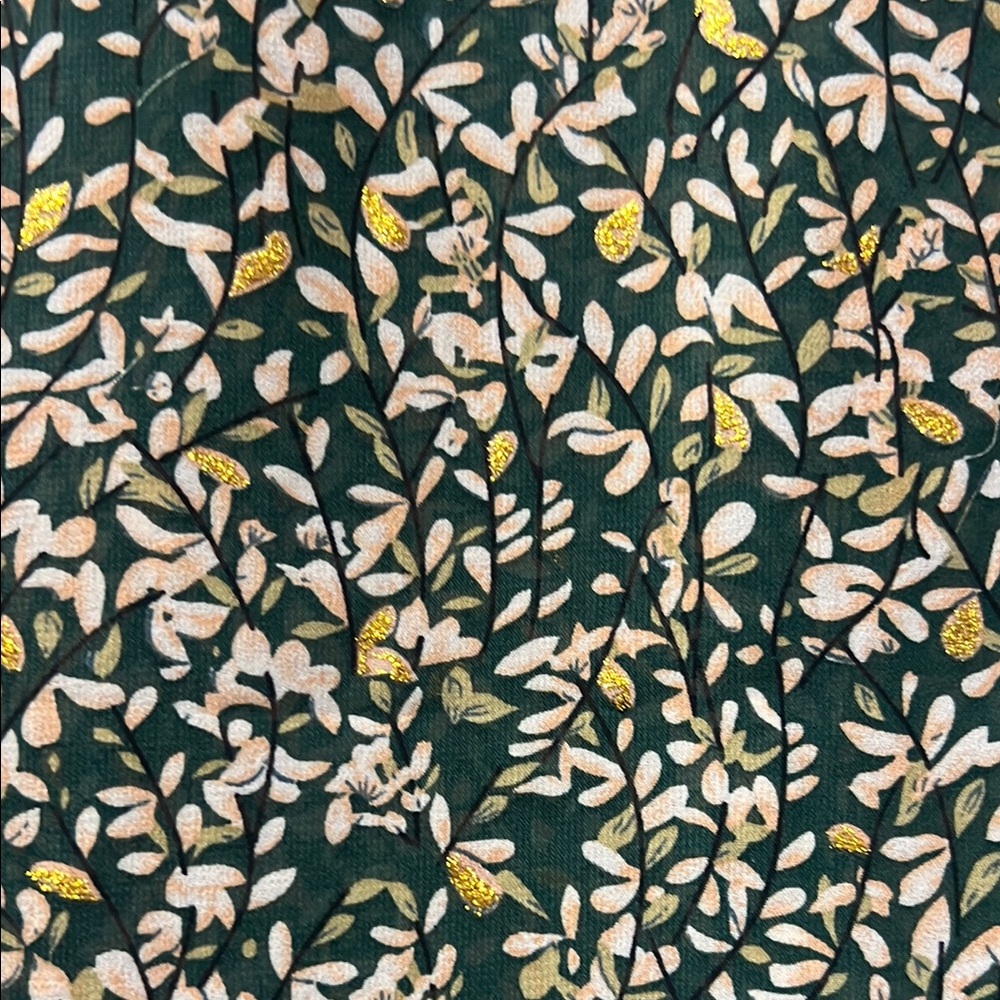 Smak Parlour Gold & Green Blouse - Picture 4 of 7